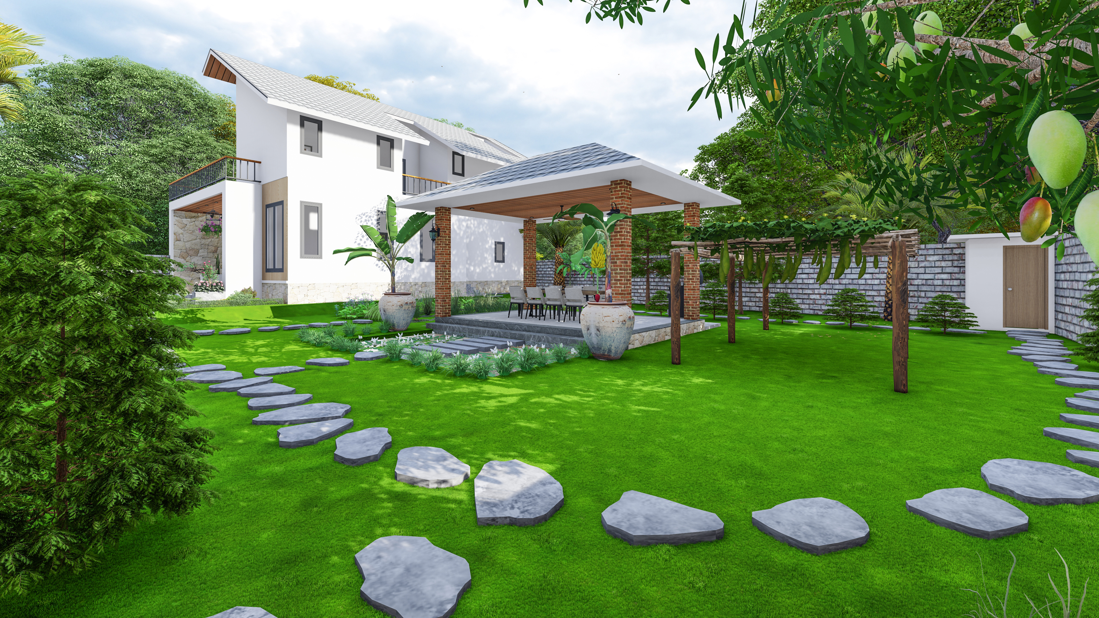 Biệt thự Cô Loan Cảnh quan 1